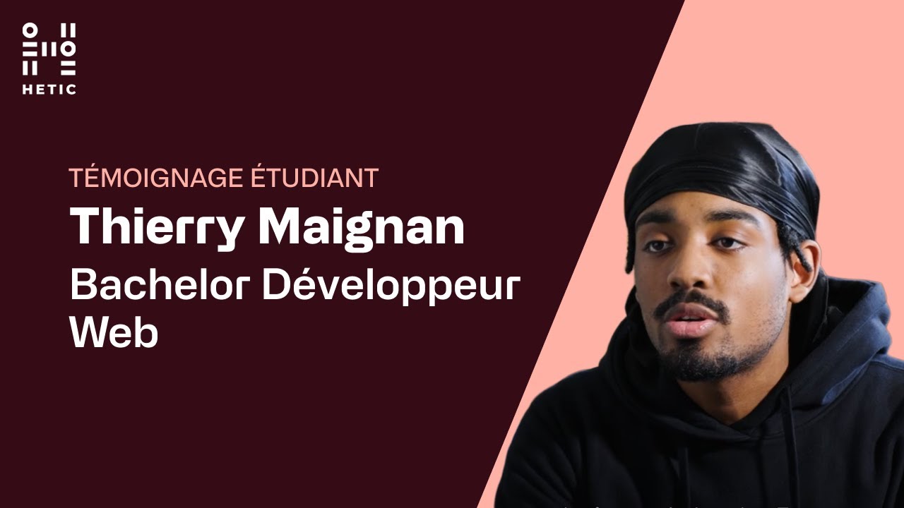 Preview image for the gge video "|TEMOIGNAGE] THIERRY MAIGNAN - BACHELOR DEVELOPPEUR WEB".