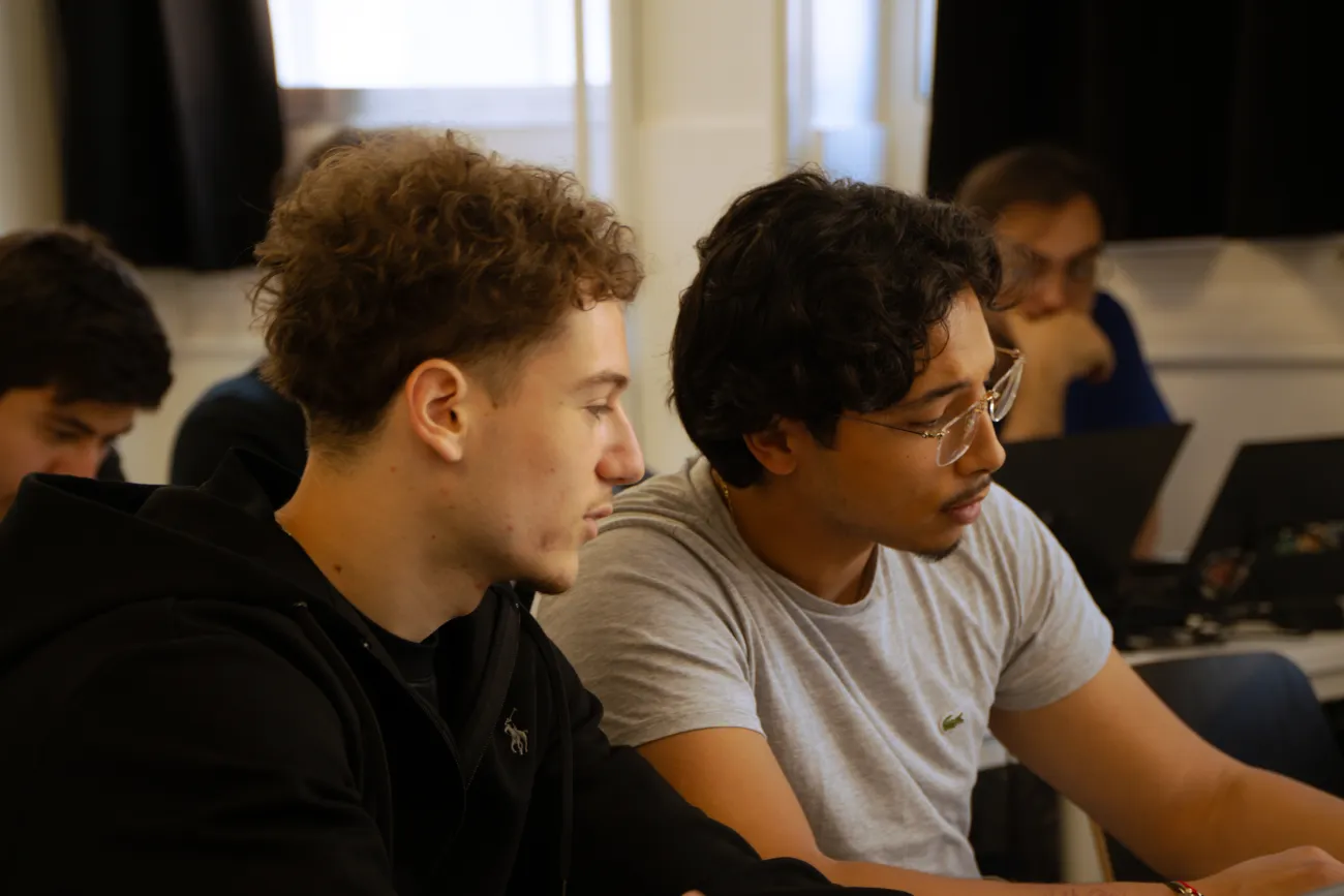Etudiants d'HETIC en plein projet